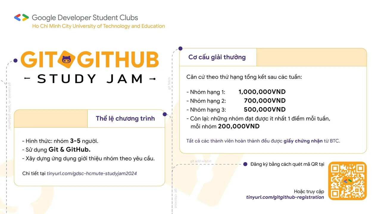 Đăng ký tham gia chương trình: “Git &amp; GitHub Study Jam 2025” (2)