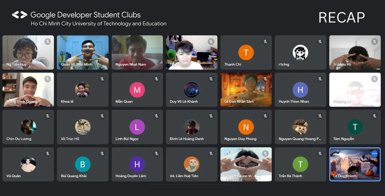 Sinh hoạt tuần GDSC - HCMUTE | Recap (3)
