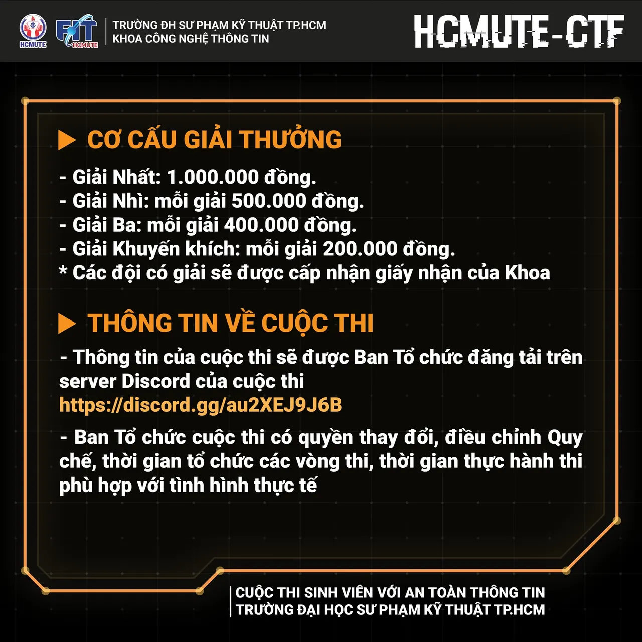 Đăng ký dự thi cuộc thi học thuật “Sinh viên với an toàn thông tin” HCMUTE lần thứ 1, năm 2022 (7)
